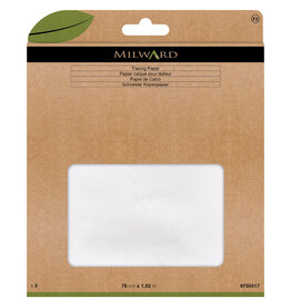 Milward Patroonpapier blad 76 op 102 cm 3 bladeren