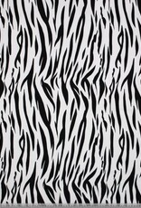 Stretch katoen zebra