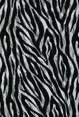 Zebra print viscose