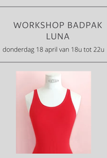 Workshop badpak Luna donderdag 18 april
