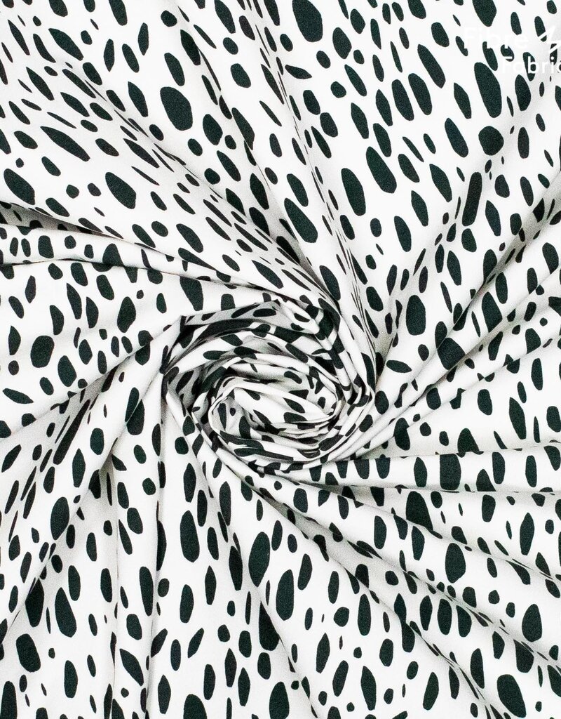 Fibre mood Delma| trench coat abstract|black and white