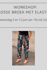 Eenvoudige losse broek met elastiek woensdag 5 en 12 juni