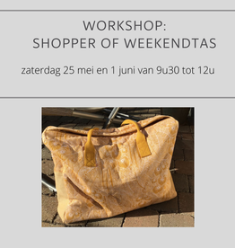 Shoppertas of weekendtas zaterdag 25 mei en 1 juni