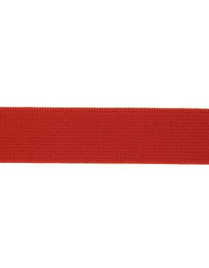 Geweven elastiek 20 mm rood