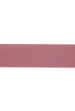 Geweven elastiek 20 mm donker roze