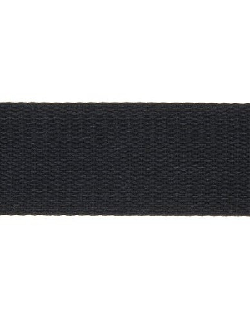Tassenband 40 mm zwart