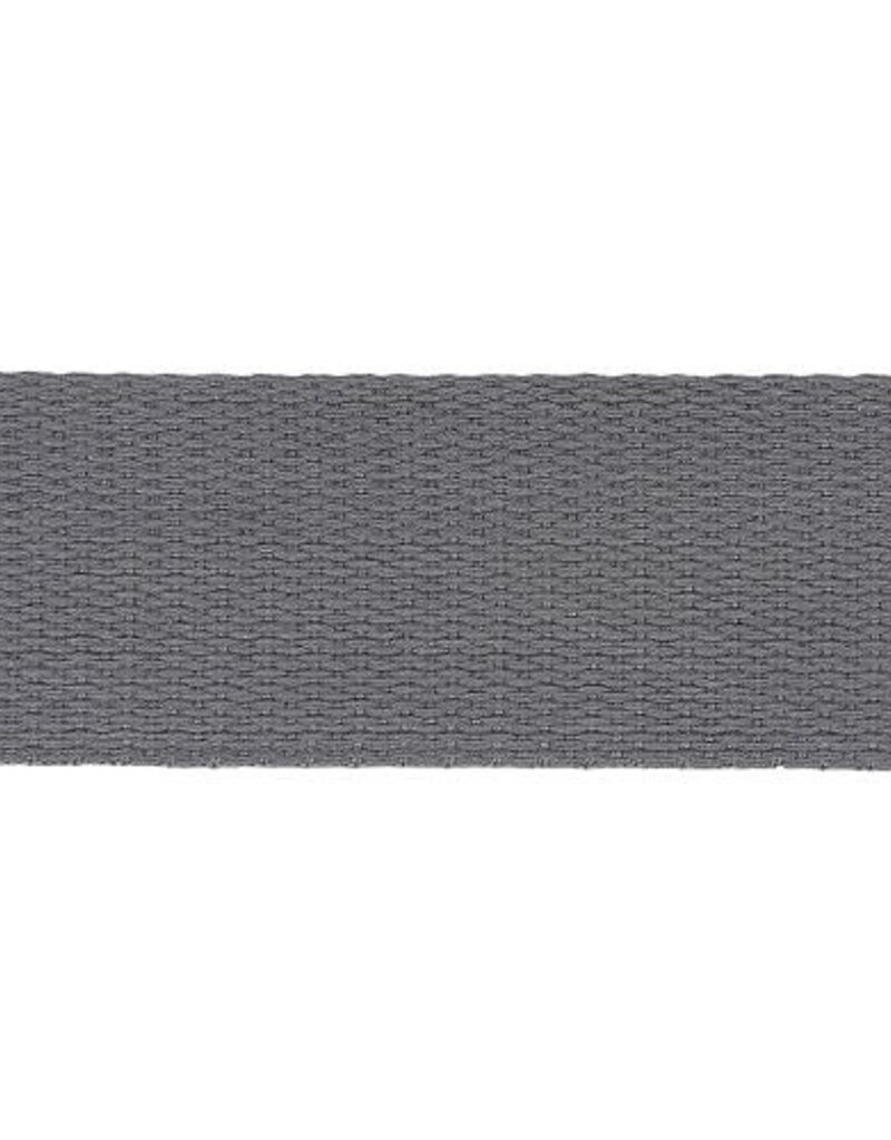 Tassenband 40 mm grijs