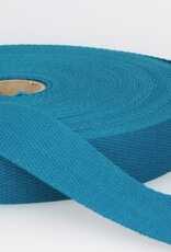 Tassenband 25 mm canardblauw
