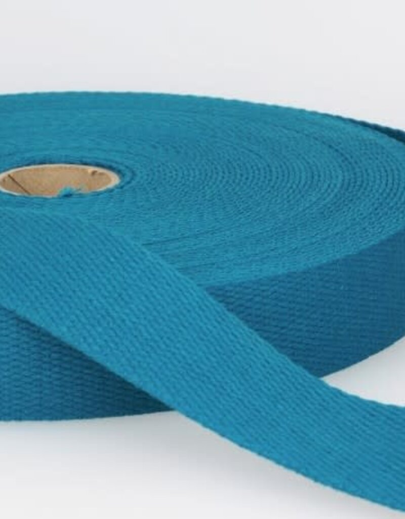 Tassenband 25 mm canardblauw