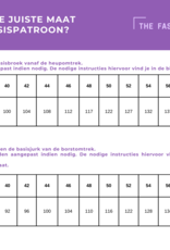 Basispatroon corsage voor  tricot 48-64