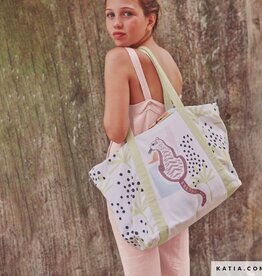 Katia fabrics Paneel summer bag