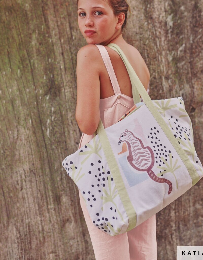 Katia fabrics Paneel summer bag