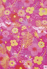 Katia fabrics Gelamineerde katoen tropical fuschia