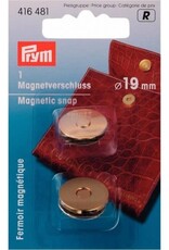 Magneetsluiting 19 mm goudkleurig