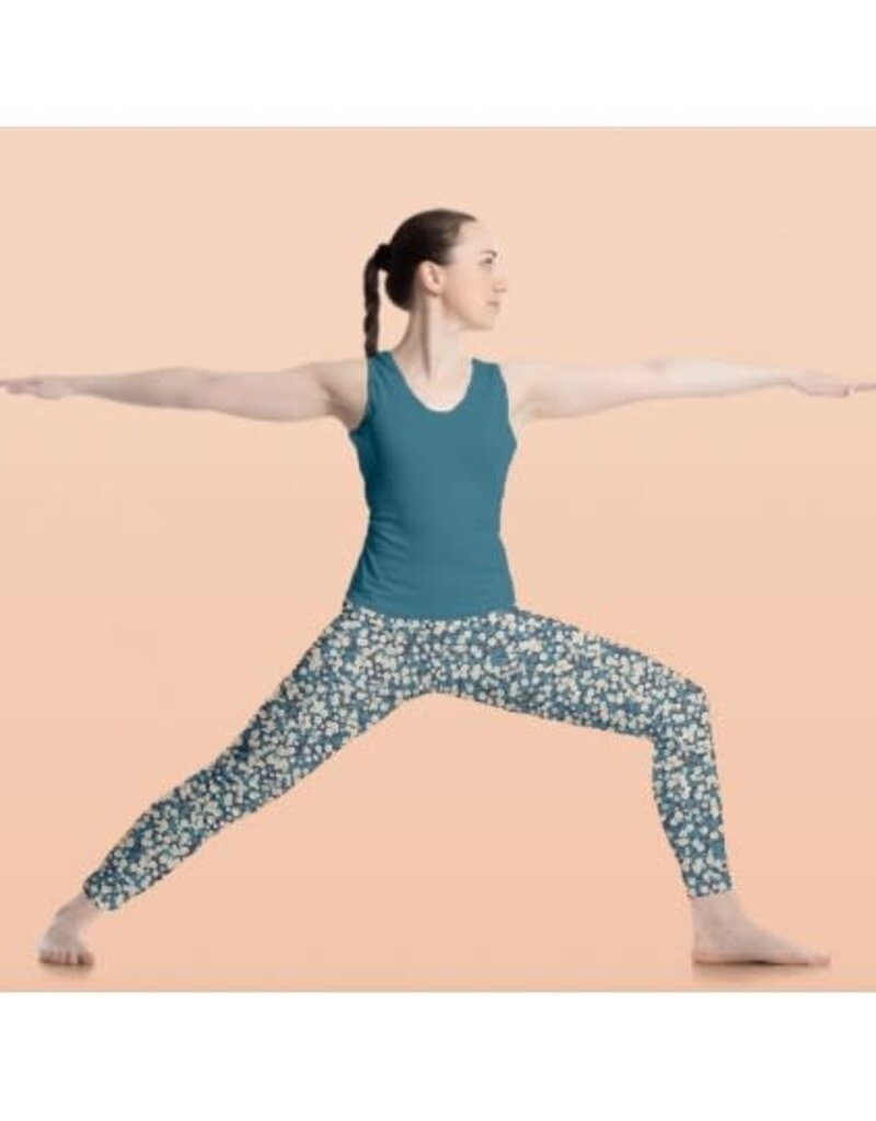 Blossom flower yoga sport lycra