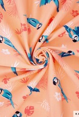 Katia fabrics Surf parrots