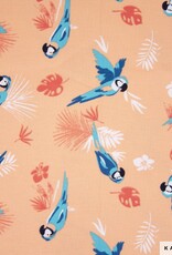 Katia fabrics Surf parrots