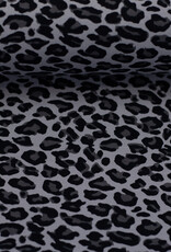 Leopard grijs zwart