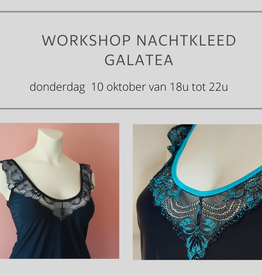 Nachtkleedje : Galatea donderdag  10 oktober van 18u tot 22u30