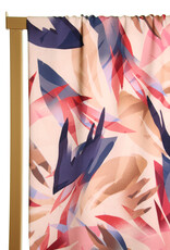 Atelier Jupe Gebroken witte viscose met kleurrijke bladeren