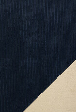 Swafing Cordula corduroy met teddy donker blauw