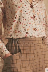 Katia fabrics Katoen met paddenstoelen
