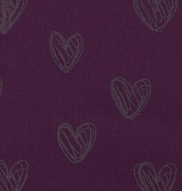 Swafing Softshell reflecterend hartjes bordeaux