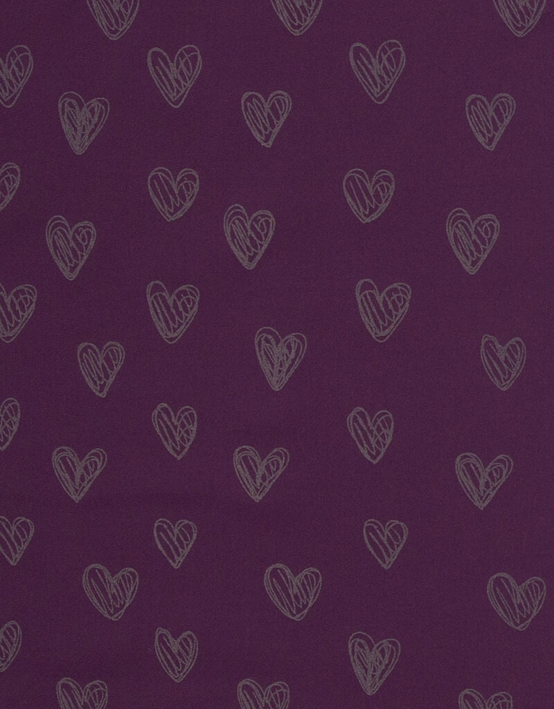 Swafing Softshell reflecterend hartjes bordeaux