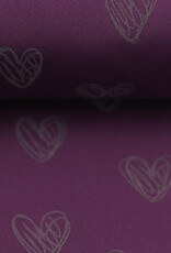 Swafing Softshell reflecterend hartjes bordeaux