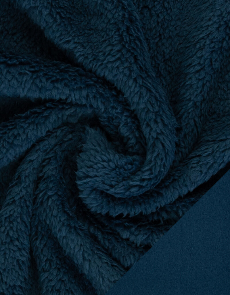 Tamme dubbelzijdig teddy jeans blauw