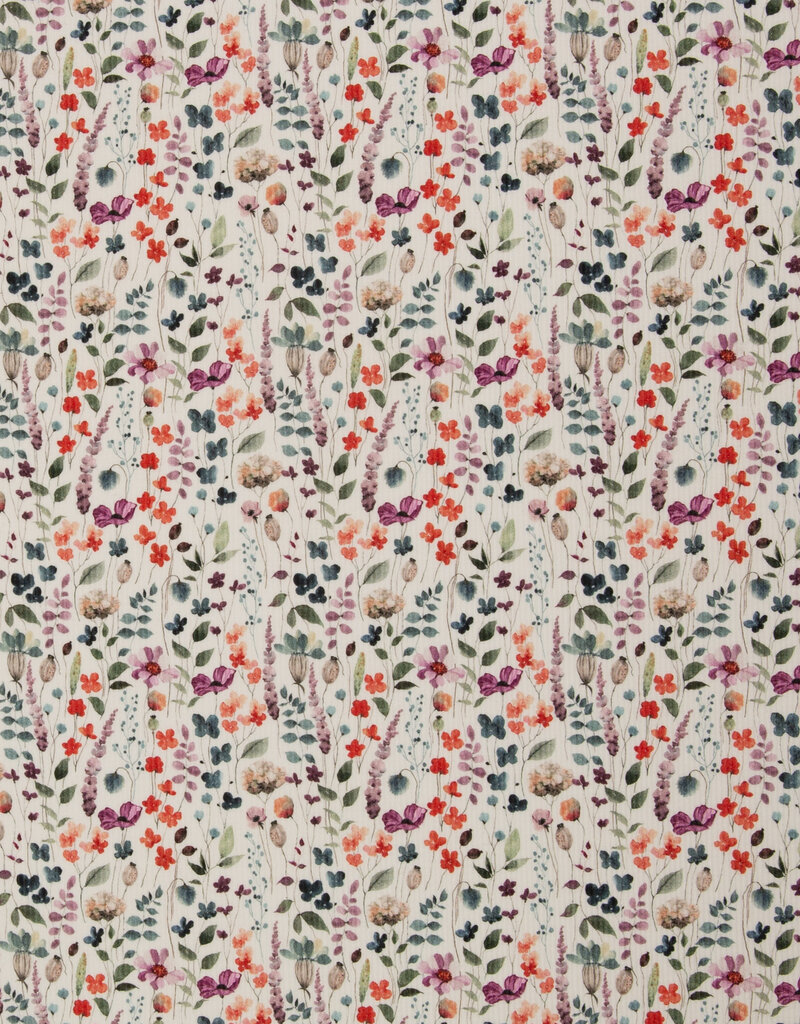 Swafing Ribtricot met bloemen