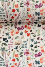 Swafing Ribtricot met bloemen