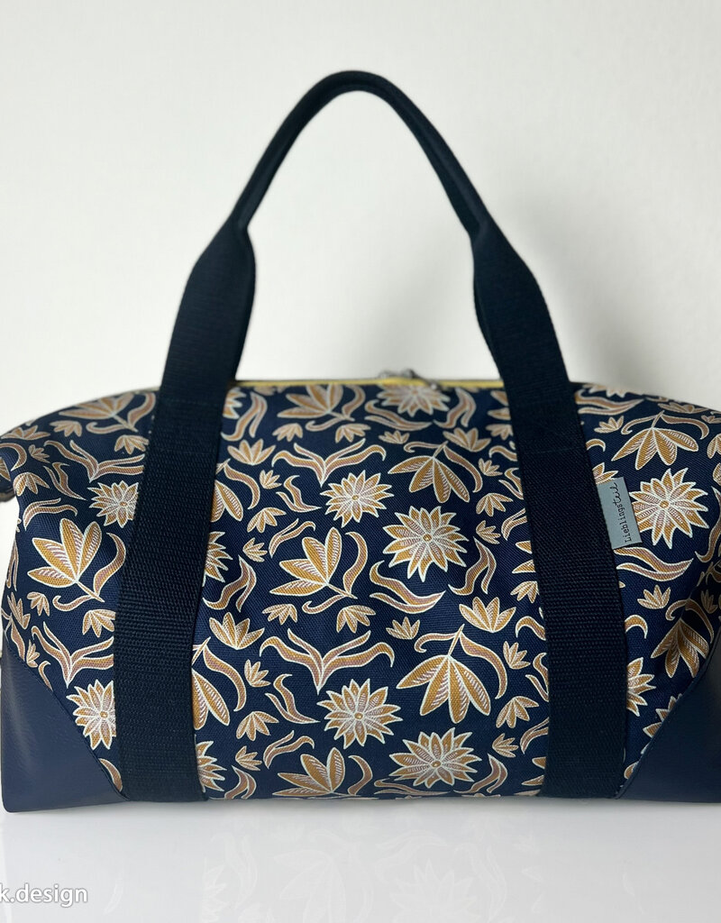 Swafing Retro flowers by Emjo design blue yellow