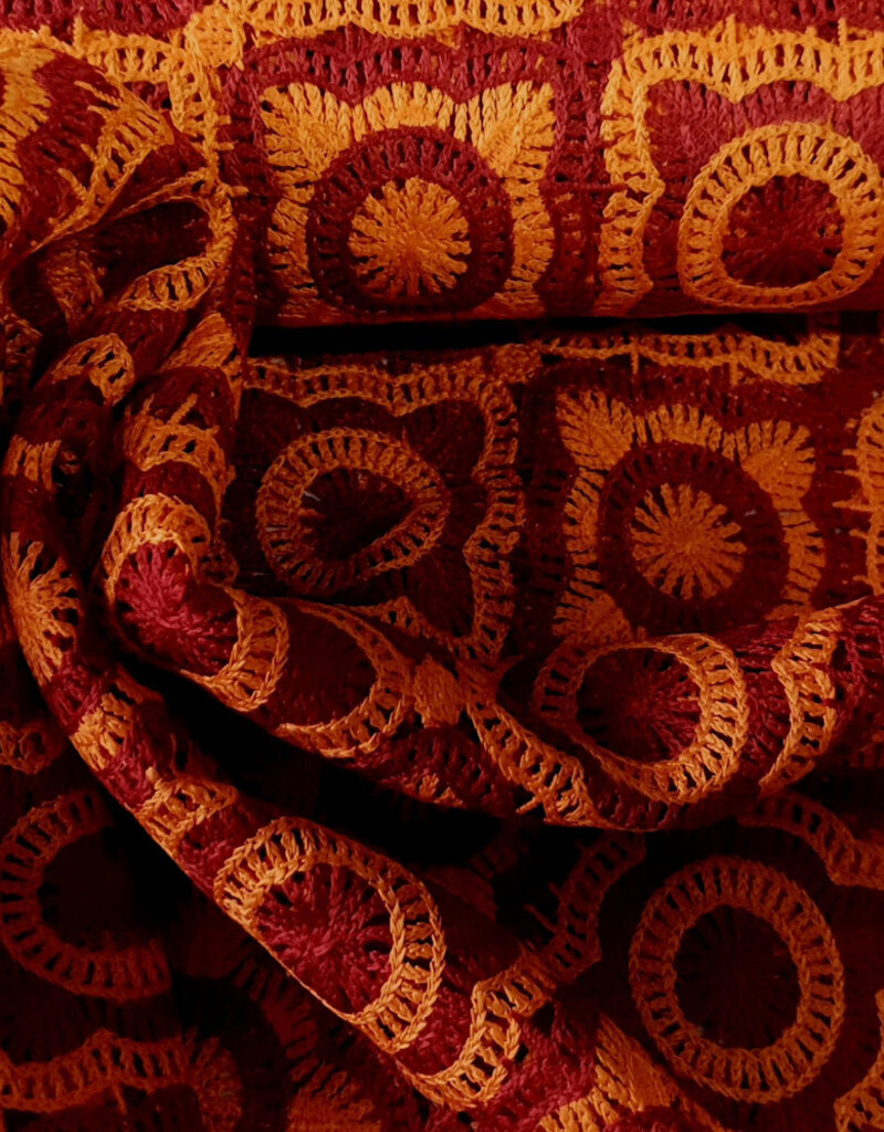 A La Ville Granny squares oranje