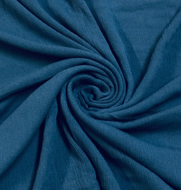 Crêpe viscose dark denim
