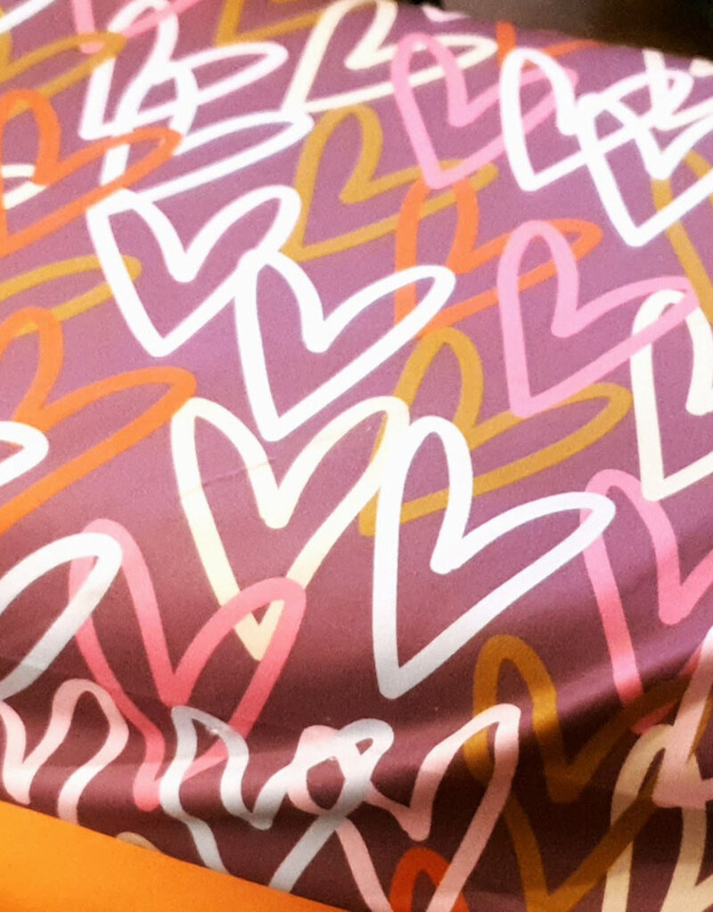 Yoga lycra hearts
