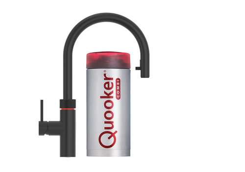 Quooker FLEX ROUND ZWART COMBI+