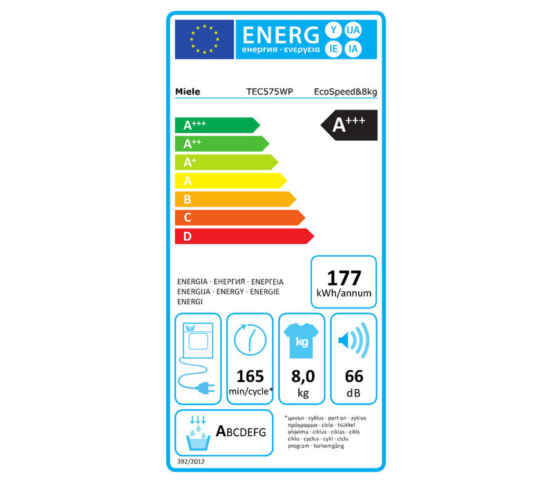 TEC 575 WP EcoSpeed&8kg NU €100,- CASHBACK