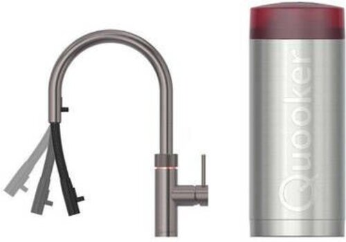 Quooker FLEX ROUND GUNMETAL COMBI