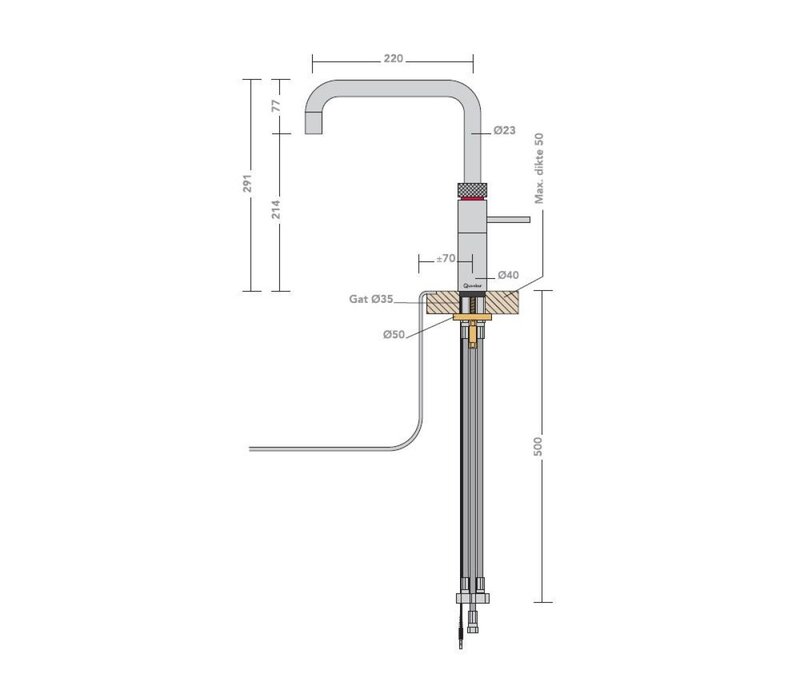 FUSION SQUARE ROSÉ KOPER  PRO3