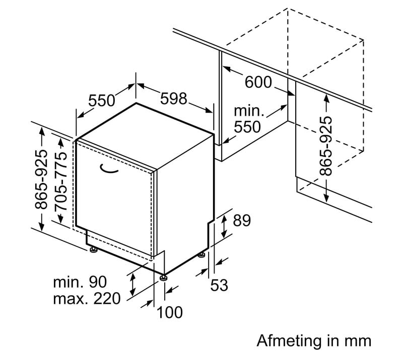 SX65EX20BE extraKlasse  MET 5 JAAR GARANTIE