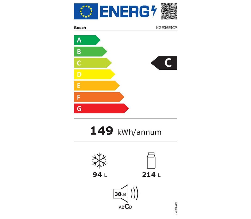 KGE36EICP EXCLUSIV NU €50,- CASHBACK
