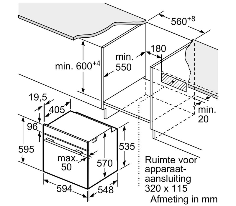 HB372GOS3 extraKlasse NU 5 JAAR GARANTIE