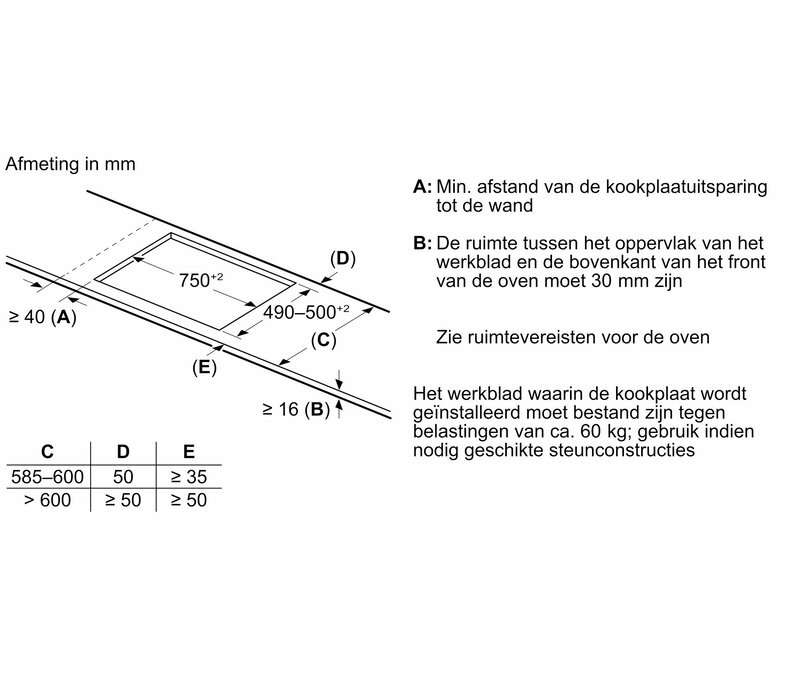ED851HWB1M extraKlasse NU 5 JAAR GARANTIE