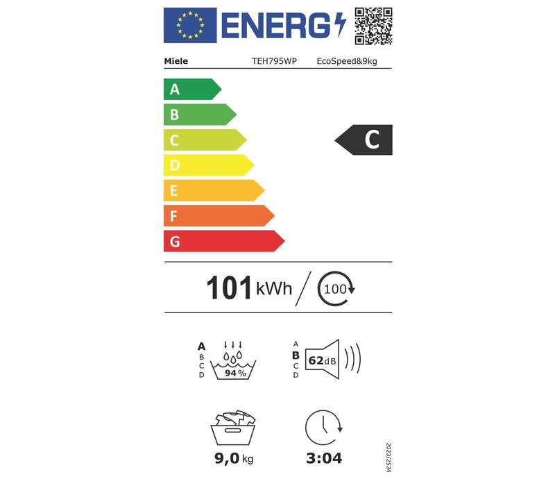 TEH 795 WP EcoSpeed&9kg NU €150,- CASHBACK