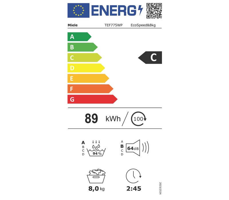 TEF 775 WP ECOSPEED NU €100,- CASHBACK