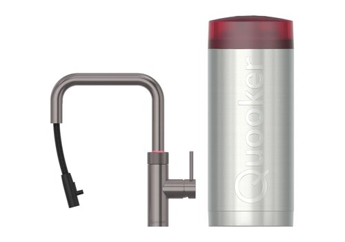 Quooker FLEX SQUARE GUNMETAL COMBI+
