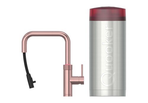 Quooker FLEX SQUARE ROSÉ KOPER COMBI