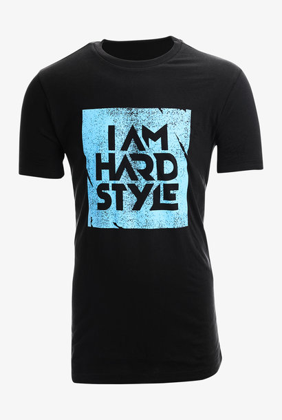 reservoir schokkend Schiereiland T-shirt – Blue Grunge Logo - I AM HARDSTYLE Shop