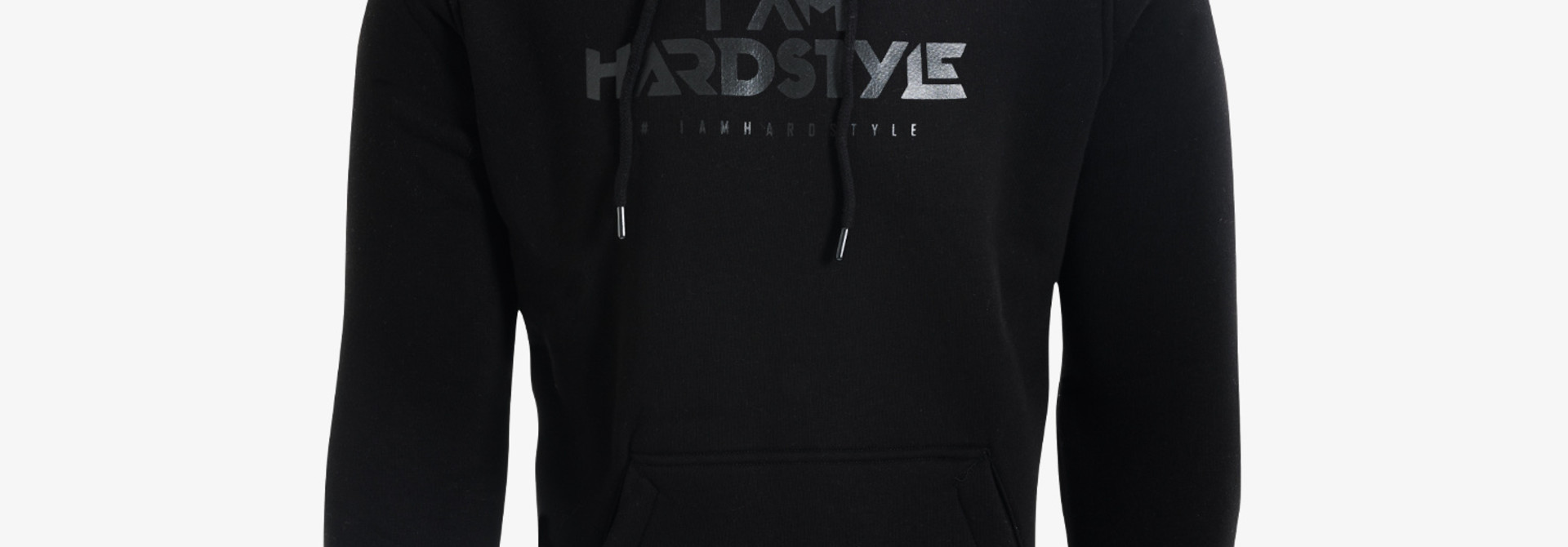 Hoodie (Black/Black) - Logo